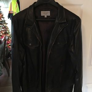 Faux leather men’s jacket